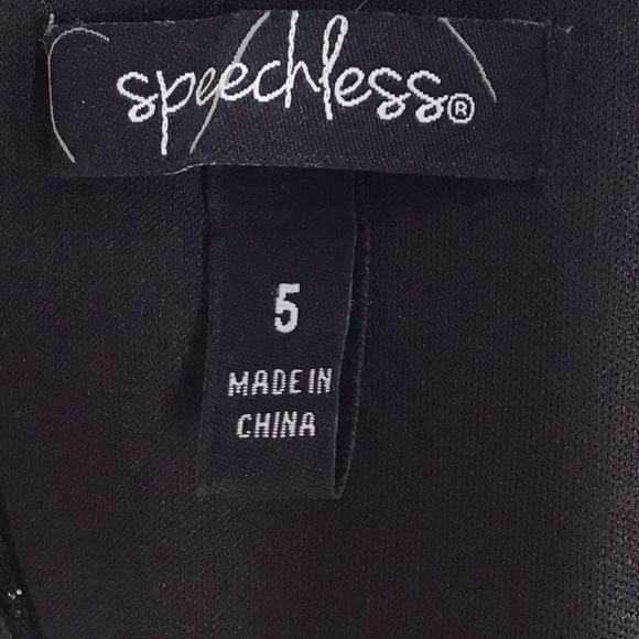 Speechless Filigree Halter Skater Dress Juniors Size 5 - Picture 10 of 10